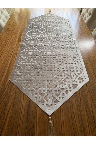 NURHAN HOME COLLECTION Νέος δρομέας τραπεζιού Seljuk Model Mink Color