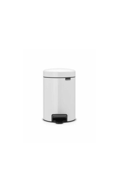 Brabantia Bra 112126 White Pedal Garbage Bucket 3L