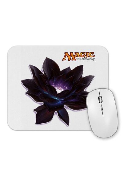 Baskı Dükkanı Camiseta Magic The Gathering Mouse Pad Μαύρος Λωτός