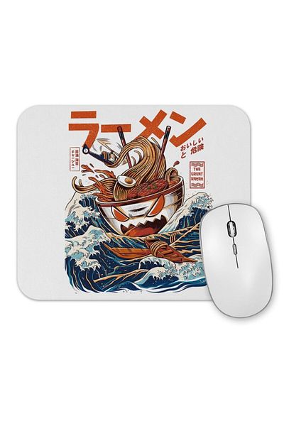 Baskı Dükkanı Το Great Ramen Off Kanagawa Mouse Pad