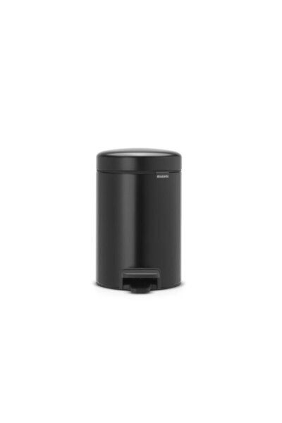 Brabantia Bra 113321 Newicon Matte Black Garbage Can.3L