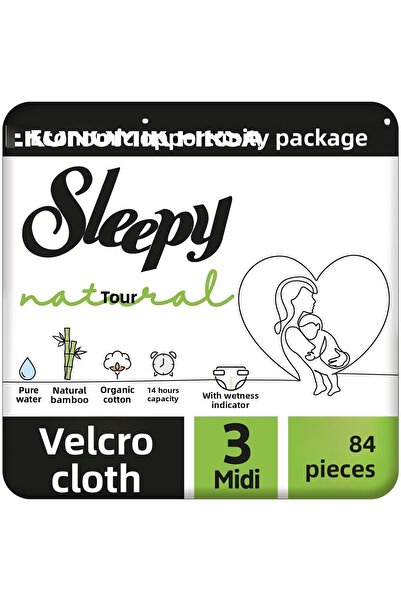 Sleepy مقاس 3 84 حزمة حفاضات أطفال ذات فرصة اقتصادية طبيعية