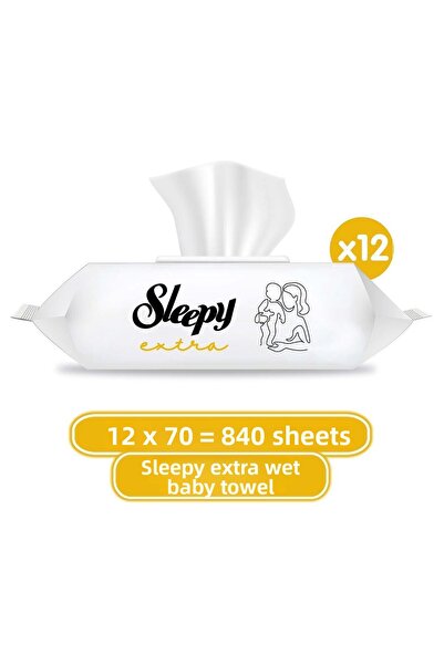 Sleepy منشفة أطفال رطبة جدًا 12x70 (840 ورقة)