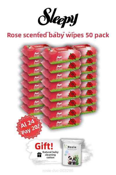 Sleepy Wet Baby Wipes Buy 24 Pay 20 Sleepy Rose Scented 50's and Rosie