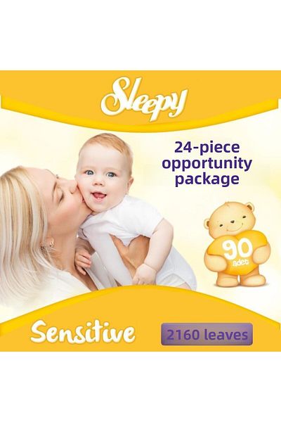 Sleepy Wet Wipes Sensitive 90 x 24pcs
