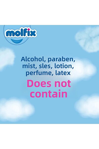 Molfix Pants Baby Diapers Size 6 E.large Monthly Offer Package (58 x 2) 116 Pieces