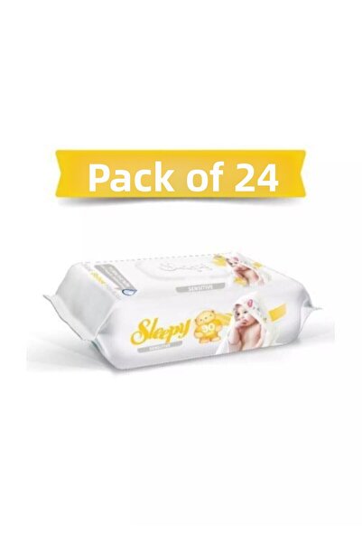 Sleepy مناديل مبللة للبشرة الحساسة مغطاة 90 قطعة 24 قطعة 2160 ورقة