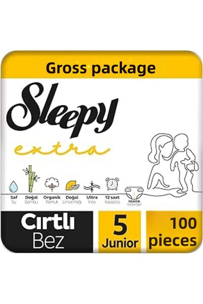 shop Sleepy Extra Daily Activity Gross Package Baby Diapers Size 5 Junior 100...