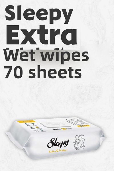 Sleepy Extra Wet Baby Wipes 70 Pieces