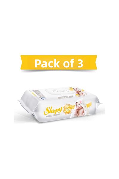 Sleepy Wet Wipes Sensitive 90 Sheets X 3 Pieces 270 Sheets