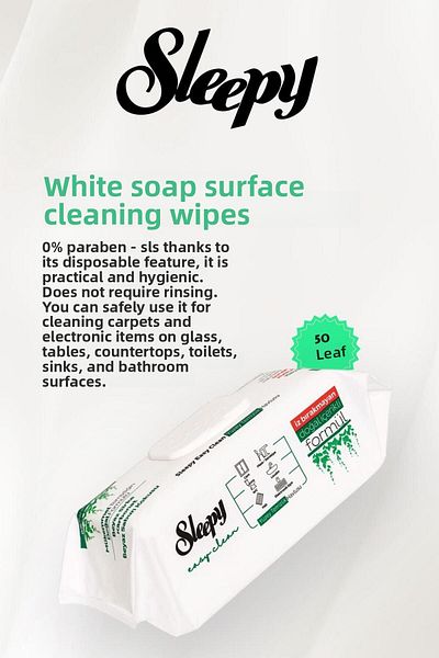 Sleepy Pack of 50 ROSIE Surface Cleaning Towels - 3 Pieces