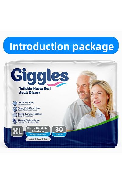 giggles Patient Diapers Size Xl 30 Pieces