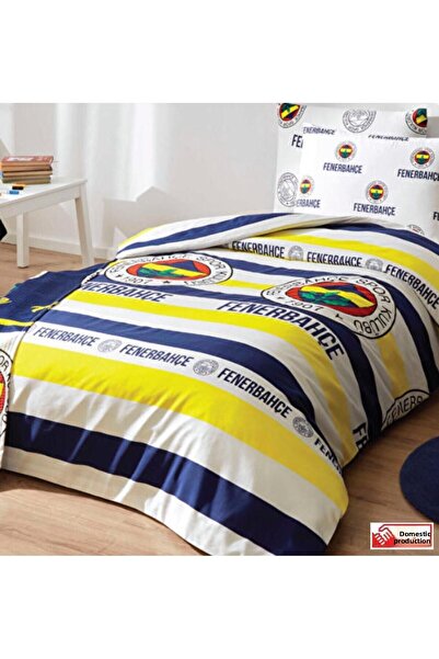 Fenerbahçe Licensed Bandrolled Single Duvet Cover Set - 2025 New Season