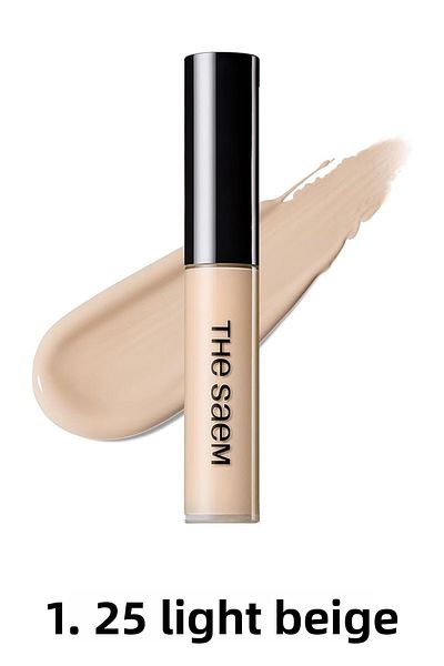 THE SAEM Long Lasting Liquid Concealer Cover Perfection Type Concealer - Light Beige 1.25 (Vi̇oni̇ne)