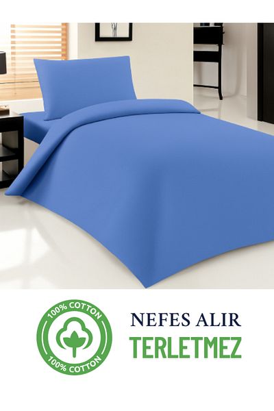 Sinada Husă de pilota din satin din bumbac natural 100% pentru pătură ponderată dublă 200x220 cm