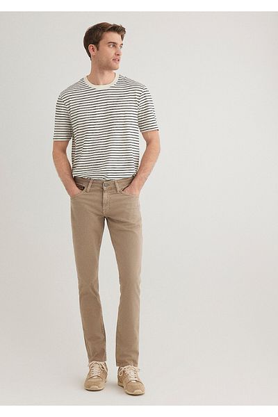 Mavi Jake Black Dark Beige Gabardine-Hose 0042281549