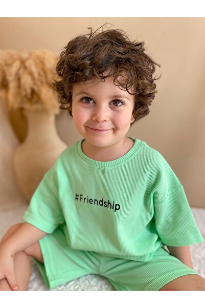 MiaBaby WAFFLE PRINTED DOUBLE SET