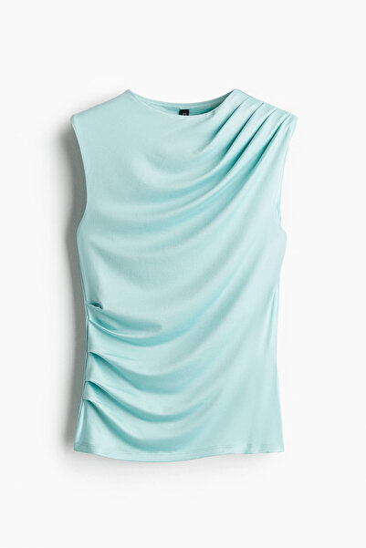 H&M Drapeli Kolsuz Üst