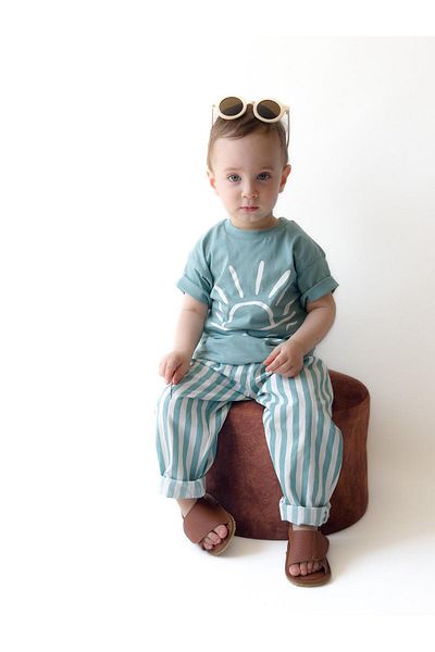 MiaBaby Striped Suit Striped