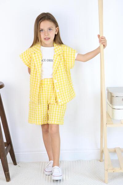 MiaBaby Set of 3 Gingham