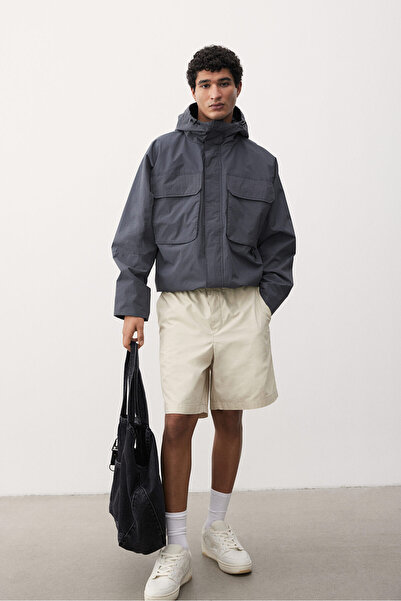 H&M Kanvas Şort Regular Fit