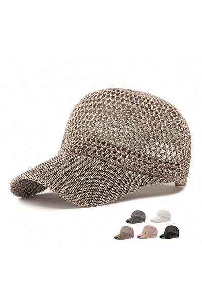 Axesoire 14717 Mink Knitted Drawstring Cap Hat