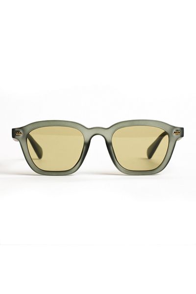 Sunbas Sunglasses Formentera Special Grey Light Green Sunglasses For Men And Women