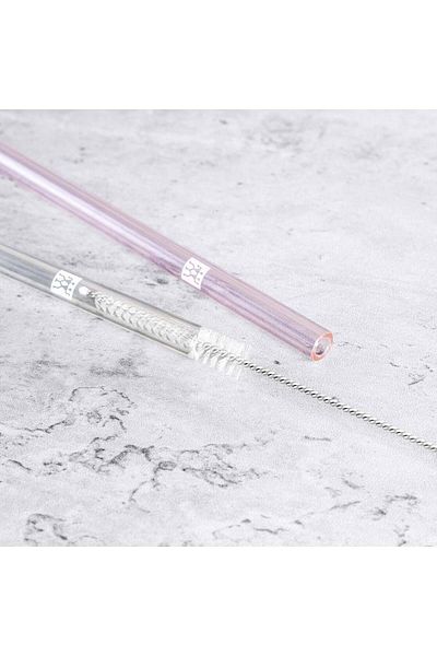 ZWILLING Transparent Sorrento Flat Glass Straw