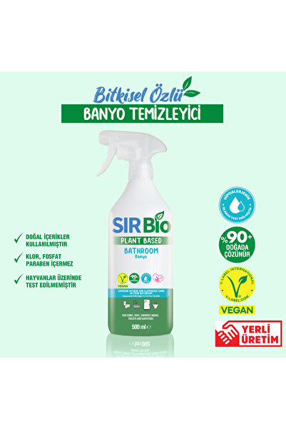 SIR Bio Bitkisel Özlü Banyo Temizleyici Güçlü Formül 500 ml