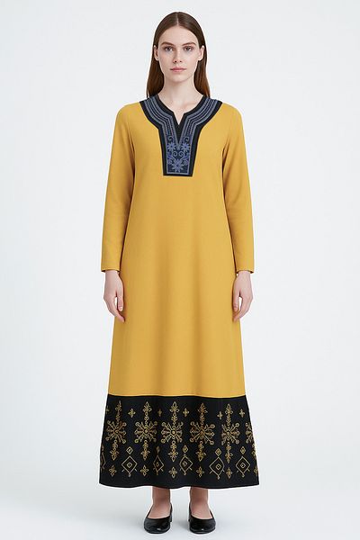 Lilo Co Elegant Embroidered Long Dress