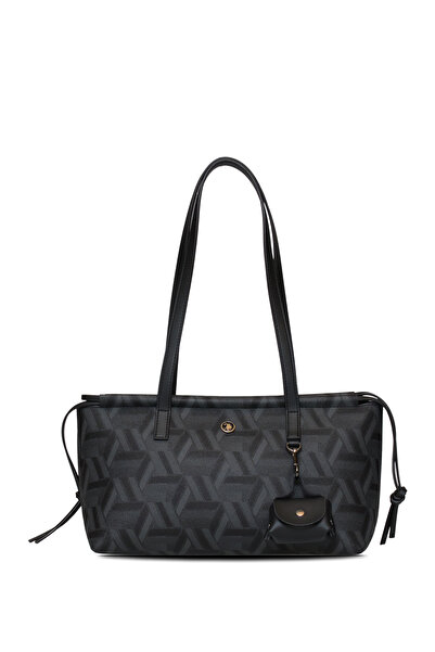 U.S. Polo Assn. Geantă neagră de umăr pentru femei Us25513