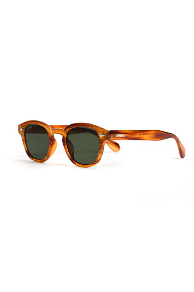 Sunbas Sunglasses Mikonos Mélange Honey Green Sunglasses For Men And Women