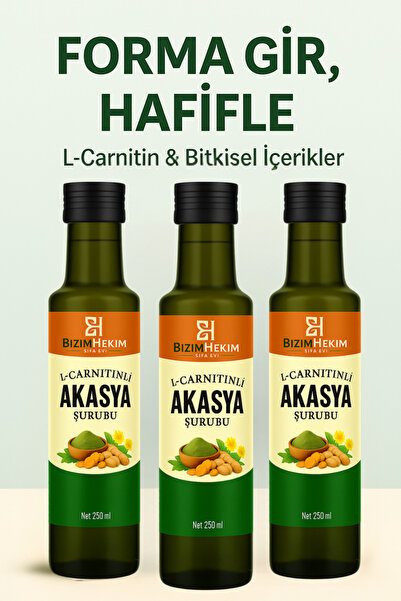 Genel Markalar Detox Form Şurubu – L-carnitin & Matcha Akasya Gamı | Yağ Metabolizmasını Destekler 250 ml (3 ADET)