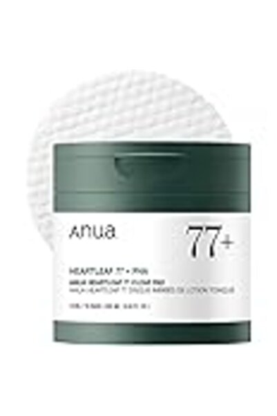 ANUA Heartleaf 77 Toner Pad, Mild Exfoliating Facial Pads for Glass Skin, Hydrating Pore Care for Se