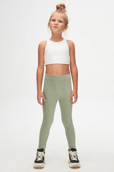 LOVETTI Çağla Green Girl's Corduroy Leggings