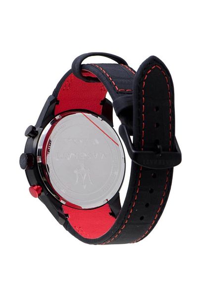 Maserati men Corsa Croc Embossed Leather Quartz Chronograph Watch R8871610004