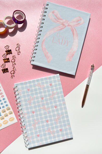 Martius Art 15x21 cm A5 2'li Set Spiralli Not Defteri / Okul Defteri / Çizgil...