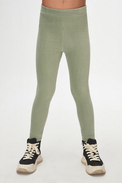 LOVETTI Çağla Green Girl's Corduroy Leggings