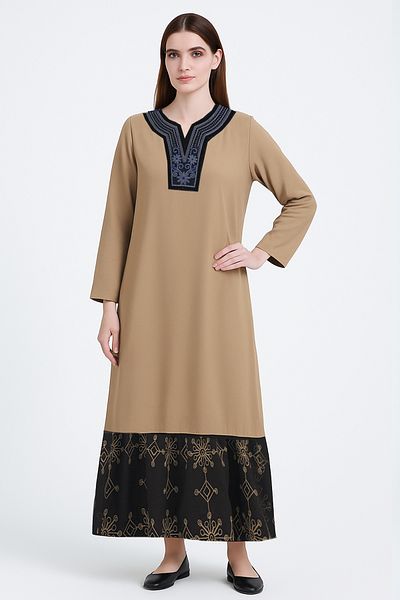 Lilo Co Elegant Embroidered Long Dress