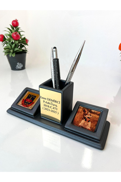 Teknookul Askerler İçin Özel Masa İsimlik Ofis Hediye, Resimli Ofis Masaüstü ...