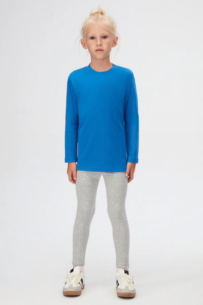 LOVETTI UniSex KidS T-Shirt - SakS BaSic, Crew Neck, Long Sleeve