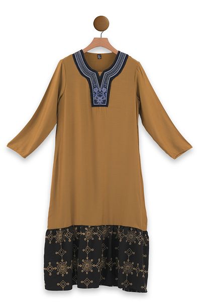 Lilo Co Elegant Embroidered Long Dress