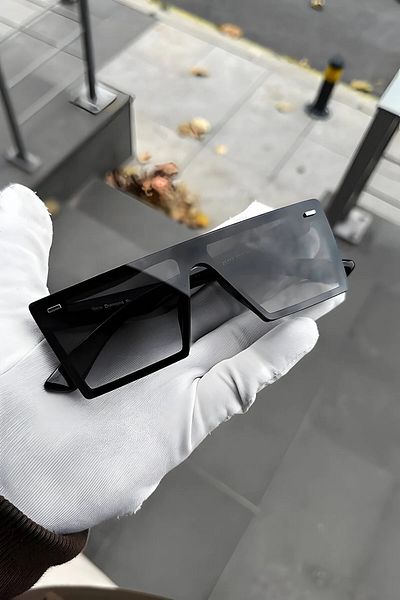 MACERATİ Luxury Unisex Black Gradient Sunglasses