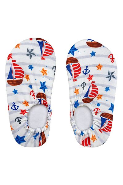 pufien Non-Slip Sole Children's Sea Shoes Baby Pool Booties Breathable Swimsuit Fabric