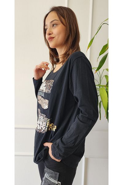 İthal Sequined Imported Trousers