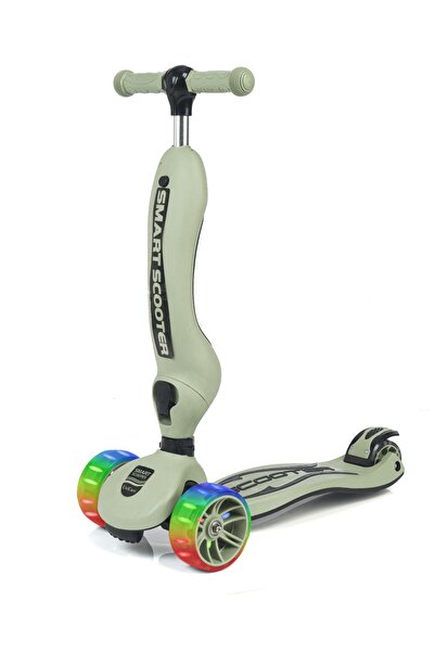 LAYLİNE Smart Oturaklı Çocuk Scooter 3 Tekerlekli Işıklı Ledli Scooter Yükseklik Ayarlı