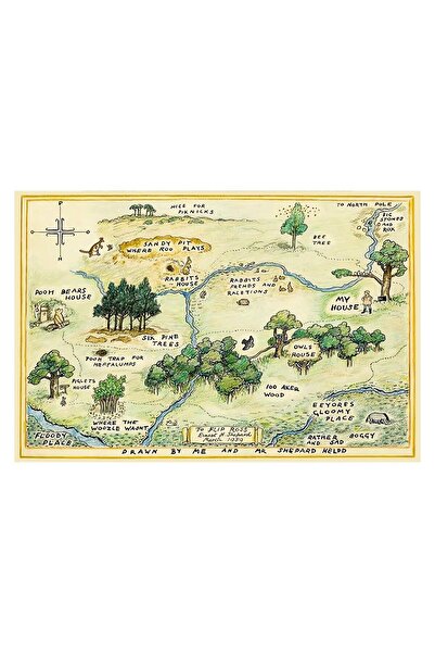 Markaev Map Baskılı Dokuma Taban Halı 220 YNG