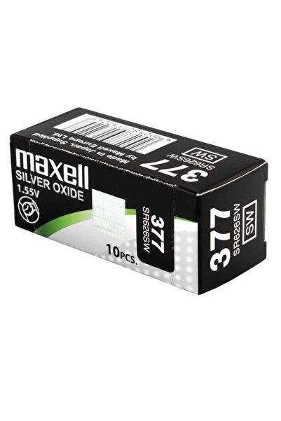 Maxell Set 10 baterii buton pentru ceasuri Maxell SR626SW (377) AG4, 1.55V