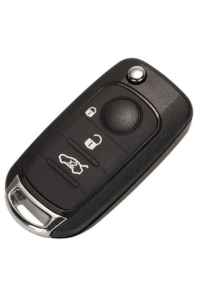 Choice 3 Buttons Empty Shell Jingyuqin Remote Control Flip Car Key 433.92mhz 4a Chip For Fiat 500x Egea Tip