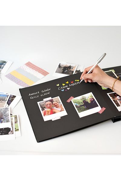Metranya 48 Photo Printed Memory Books - White Gel Pen and Tape Gift for Lover